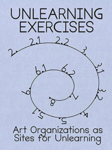 Image description: the book cover featuring its title and a whirl-drawing with chapter numbers placed along its trajectory.